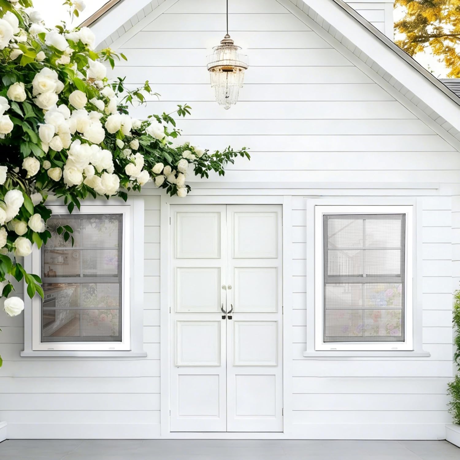 24" x 36" Vinyl Double Hung Window, White | Household Window with Double-Pane Insulated Tempered Glass, Lower Tilt Sash Screen Included Window for House, Mobile Home - Image 2